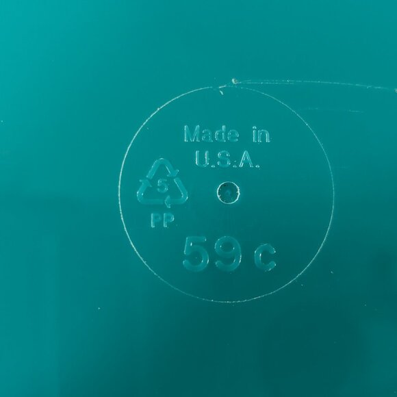 Retired 14L TUPPERWARE Thatsa JUMBO Bowl, large mixing bowl Teal / light blue - Picture 12 of 13